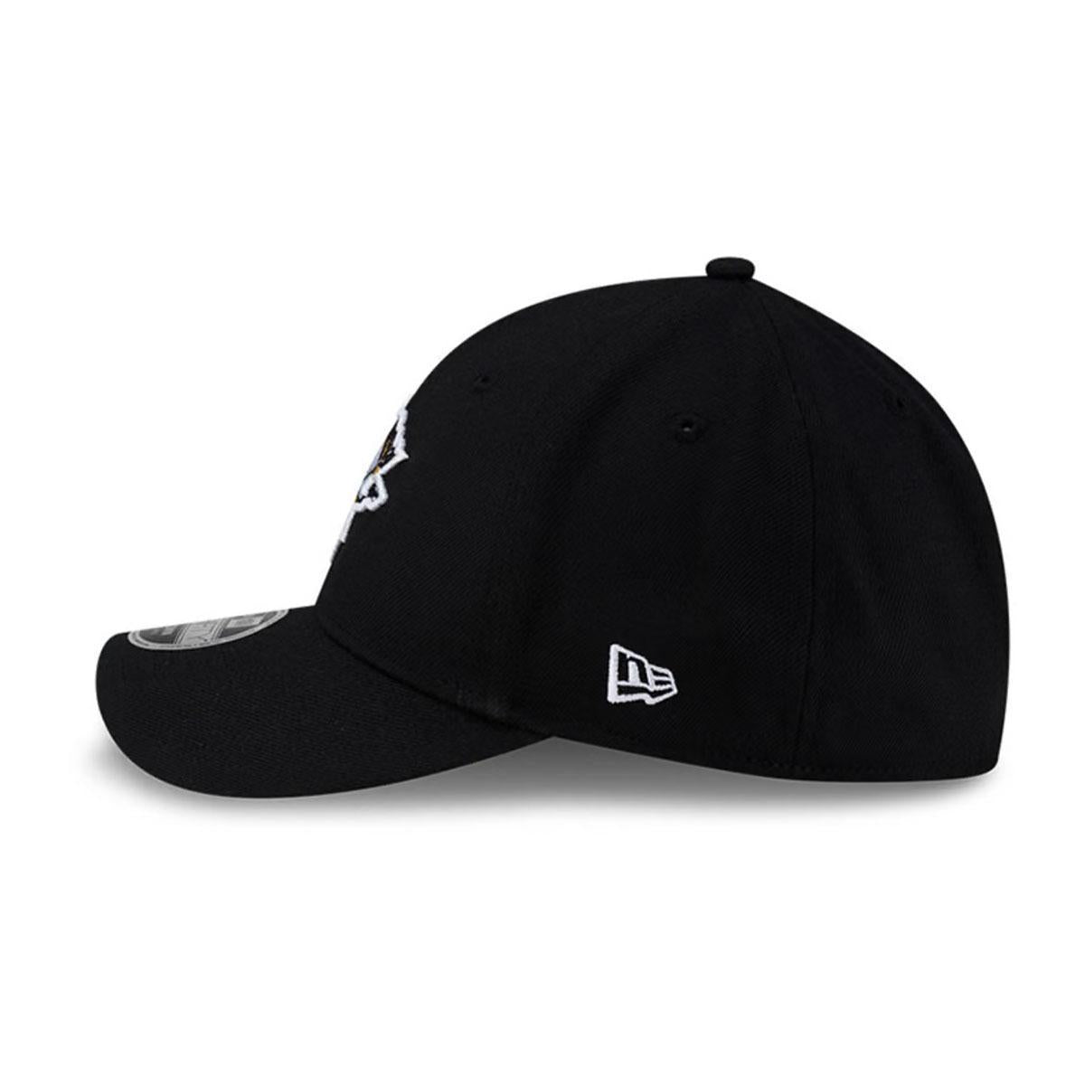 Pittsburgh Penguins New Era Mens Black 39THIRTY Modern Crown Flex Hat