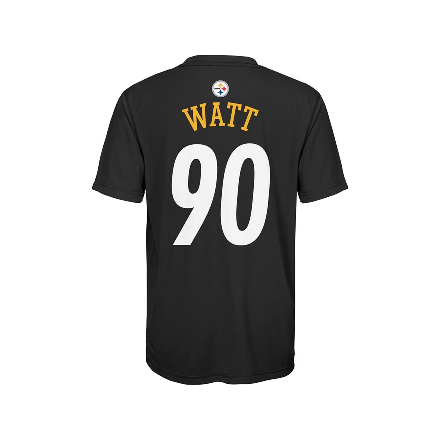 T.J. Watt Pittsburgh Steelers Youth Mainliner Player Name & Number Tee
