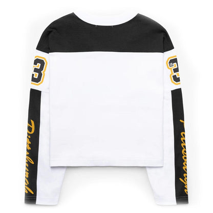 Pittsburgh Steelers Exclamation ’47 Women's Metro Jersey Tee