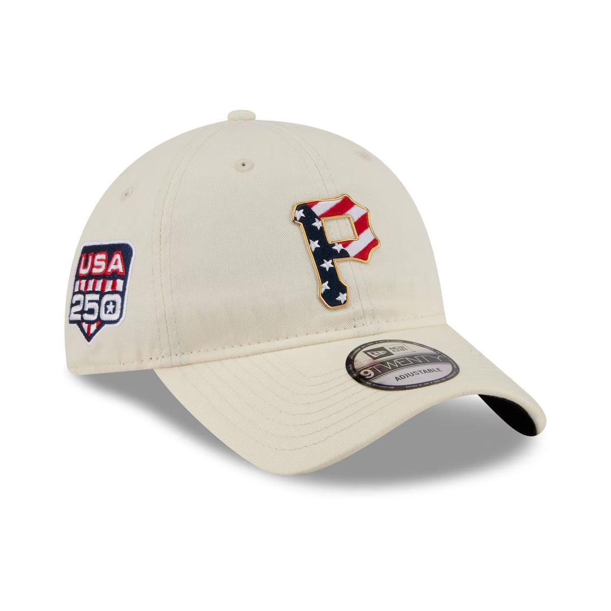 Pittsburgh Pirates New Era USA 250 Fourth of July 9TWENTY Adjustable Hat
