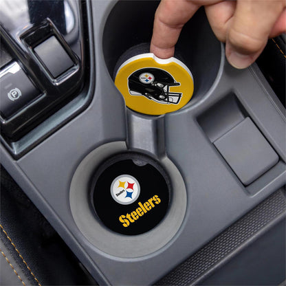 Pittsburgh Steelers Car Coaster Set