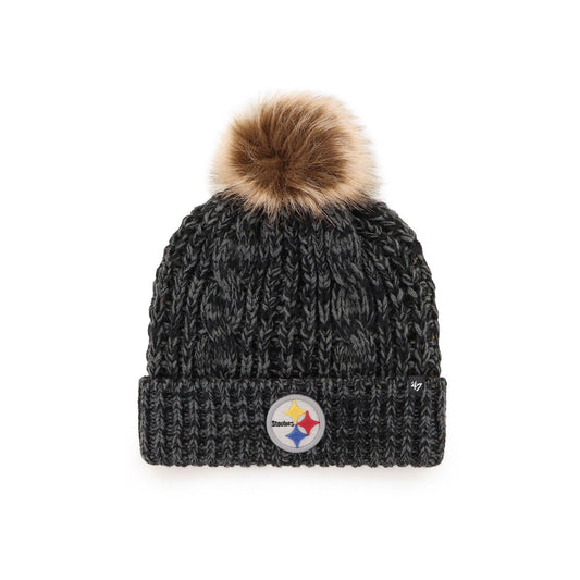 Pittsburgh Steelers Women's '47 Black Meeko Knit Hat
