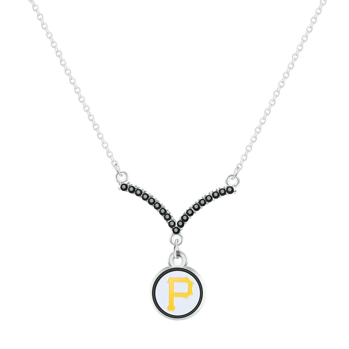 Pittsburgh Pirates Chevron V Necklace