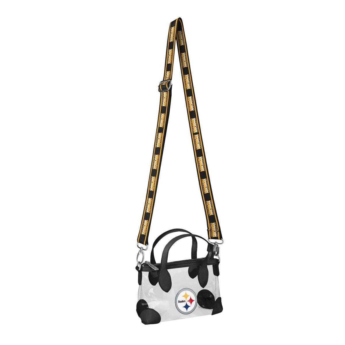 Pittsburgh Steelers Big Logo Clear Crossbody Mini Purse