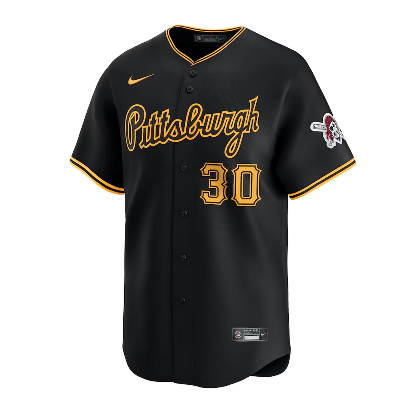 Men's Pittsburgh Pirates Paul Skenes #30 Nike Black Alternate Limited Player Jersey