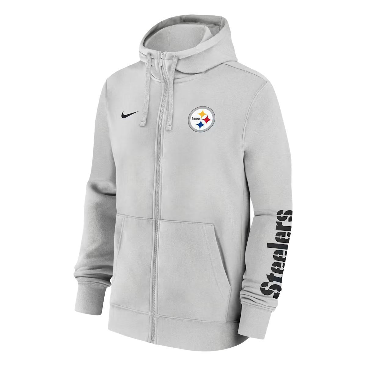 Pittsburgh Steelers Club Men's Nike NFL Full-Zip Hoodie