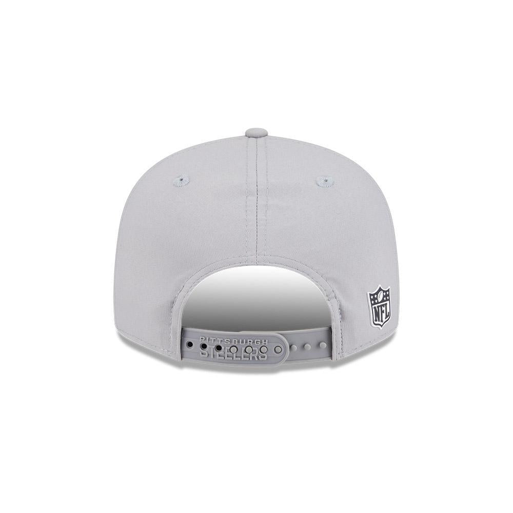 Pittsburgh Steelers New Era 9FIFTY Grey Split Panel Sideline Hat