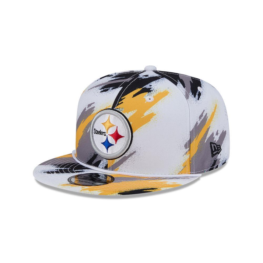 Pittsburgh Steelers Paint Black 9FIFTY Adjustable Hat