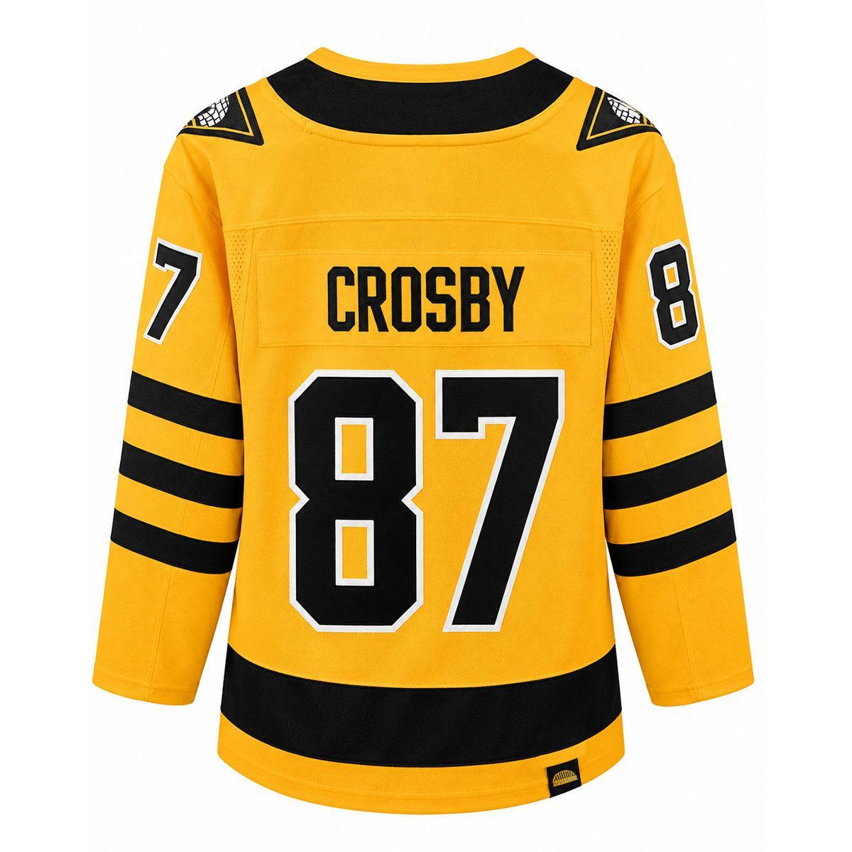 Sidney Crosby #87 Pittsburgh Penguins Outerstuff Youth Gold Alternate Captain's Patch Jersey