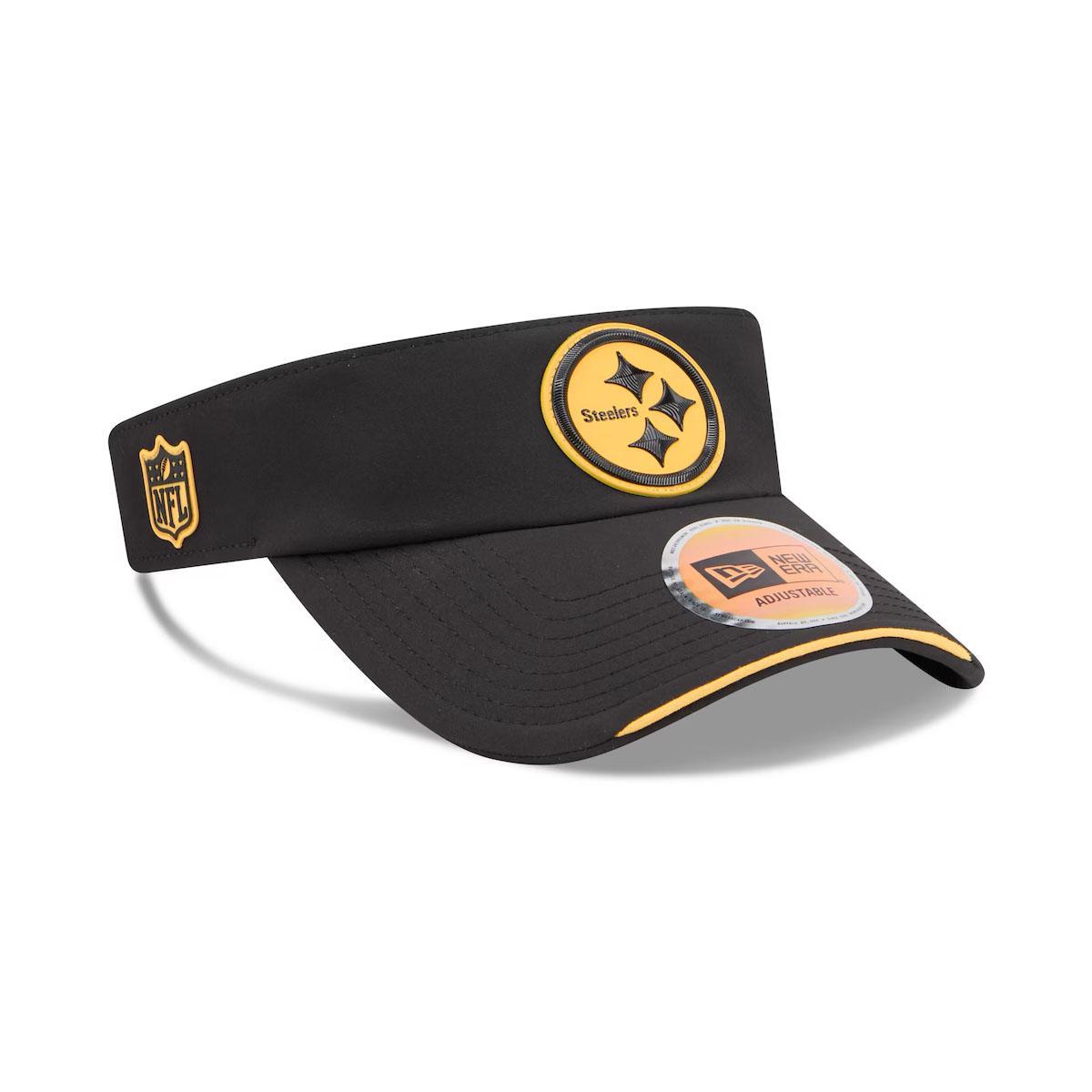 Pittsburgh Steelers New Era 2026 Sideline Adjustable Visor