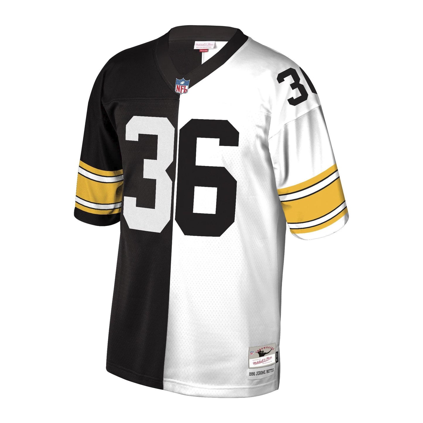 Jerome Bettis #36 Mitchell & Ness Men's Replica Limited Split Jersey