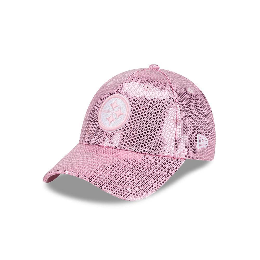 Pittsburgh Steelers Pink Sequin 9Forty Adjustable Hat
