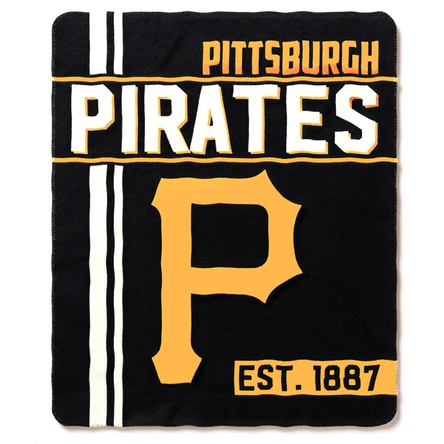 Pittsburgh Pirates 46" x 60" Super Plush Throw Blanket