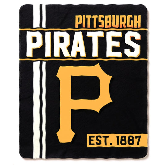 Pittsburgh Pirates 46" x 60" Super Plush Throw Blanket