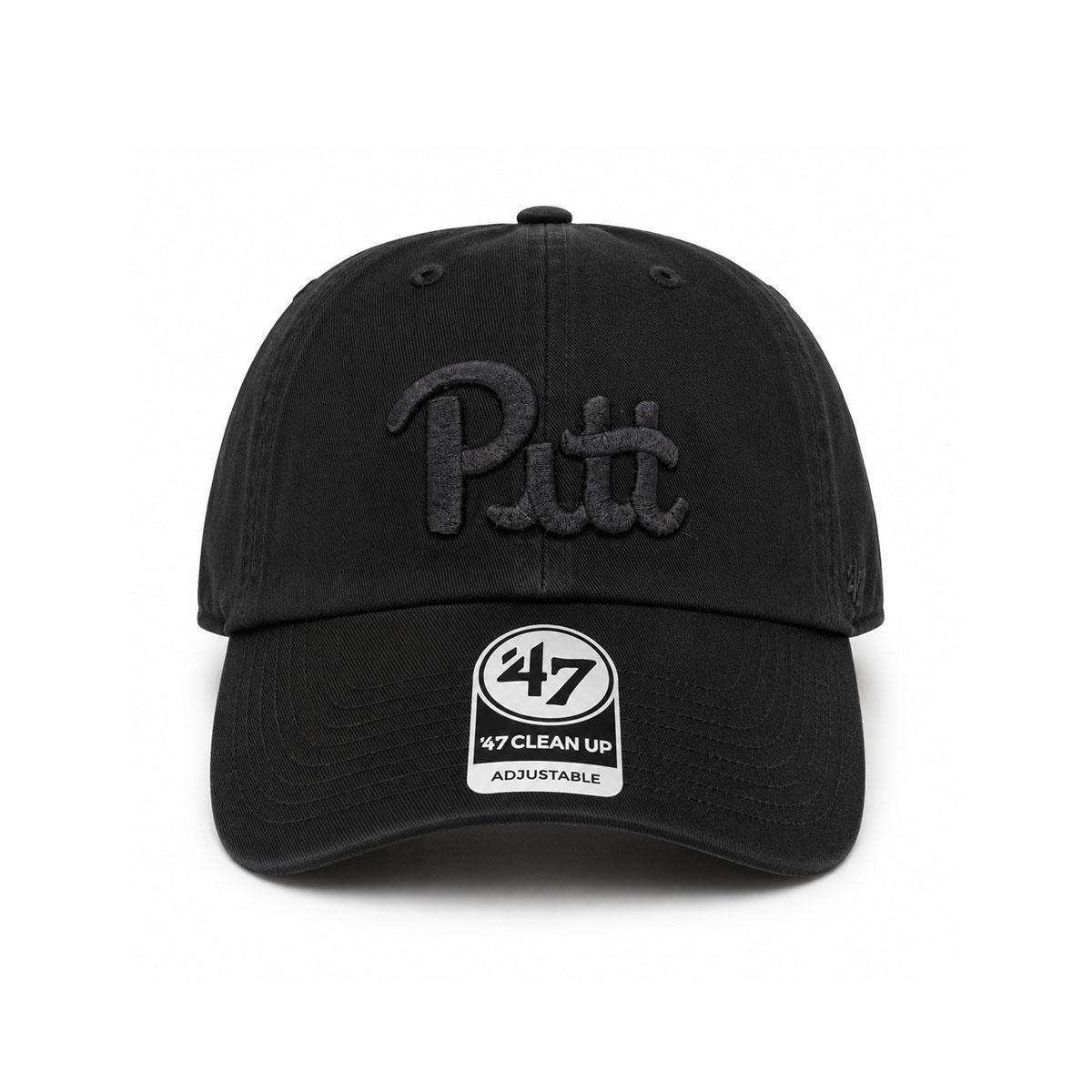 Pitt Black '47 Clean Up Adjustable Hat
