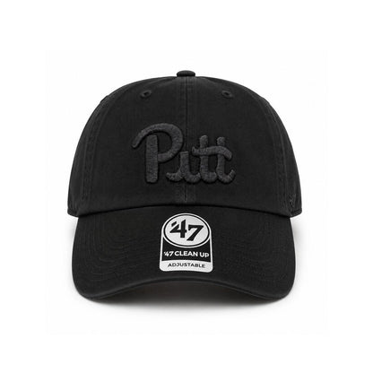 Pitt Black '47 Clean Up Adjustable Hat