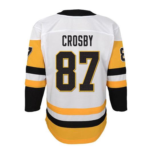 Sidney Crosby #87 Pittsburgh Penguins Outerstuff Youth Away Captain's Patch Jersey
