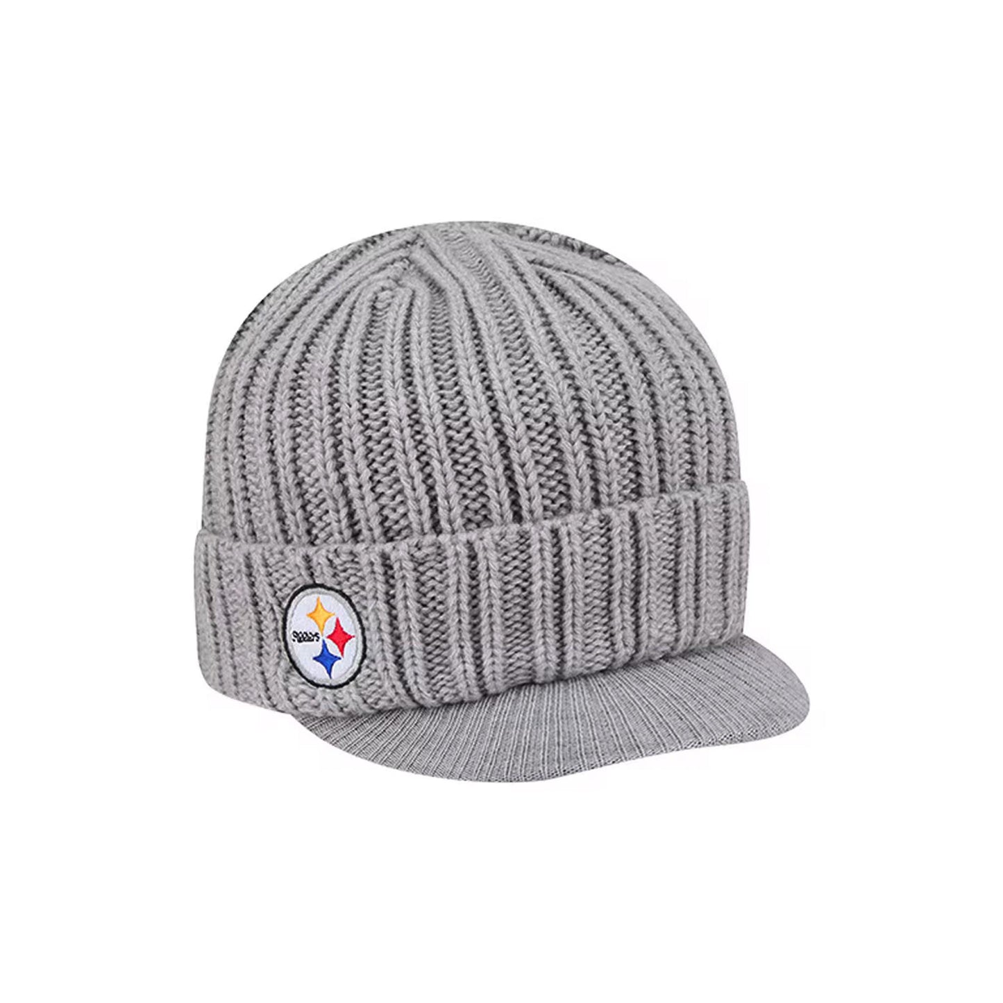 Pittsburgh Steelers New Era Knit Hat with Visor