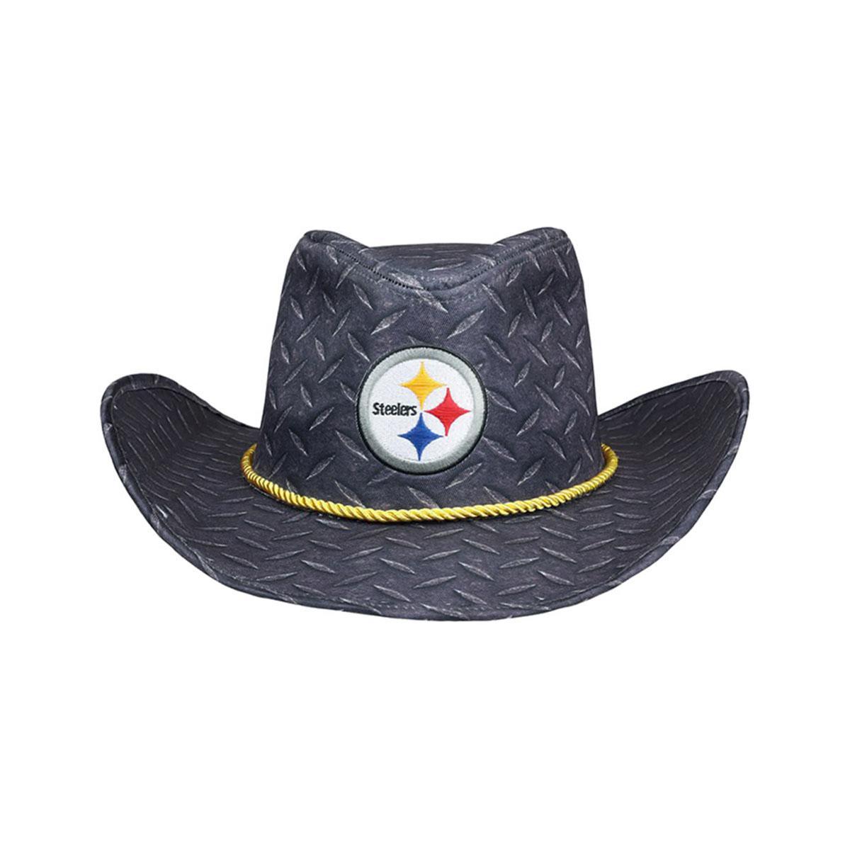 Pittsburgh Steelers Black Thematic Cowboy Hat Mens Cowboy Hat