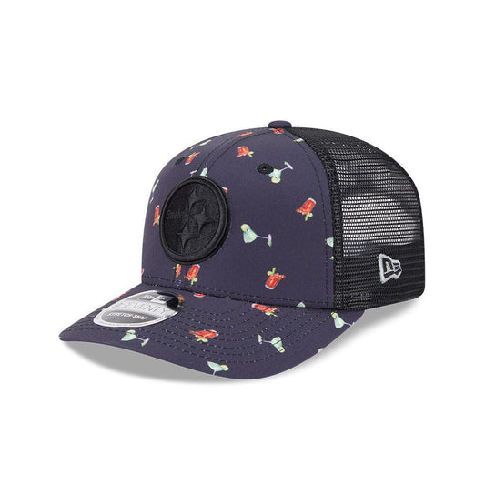 Pittsburgh Steelers Cocktail Hour 9SEVENTY Stretch-Snap Trucker Hat