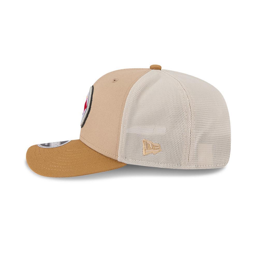 New Era Light Beige Pittsburgh Steelers Two-Tone Trucker 9SEVENTY Adjustable Hat