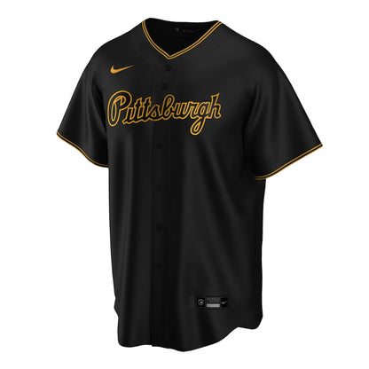 Men's Pittsburgh Pirates Nike Black Alternate Replica Team Jersey