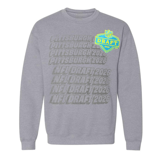 NFL Draft 2026 Pittsburgh Repeat Pullover Sweatshirt