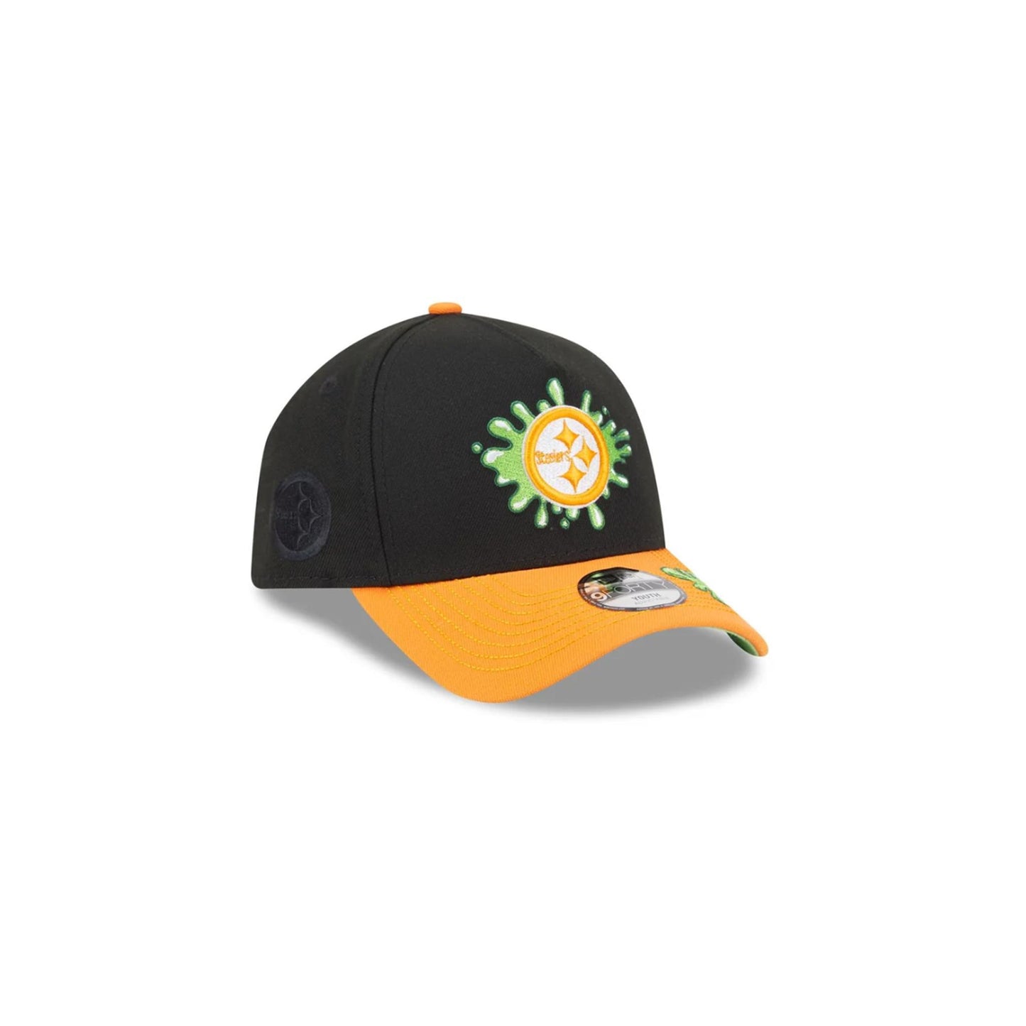 Youth Pittsburgh Steelers Nickelodeon Slime 9FORTY A-Frame Snapback