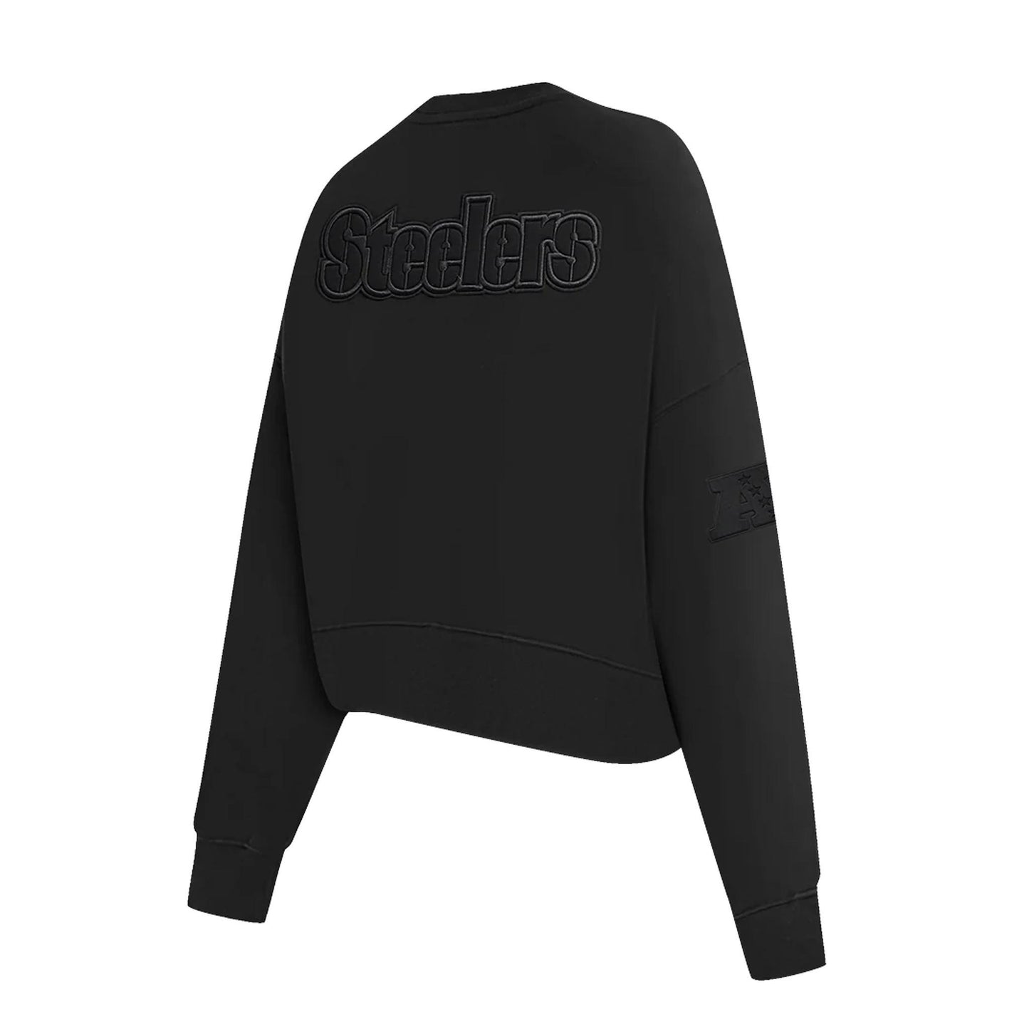 Pittsburgh Steelers Women's Blackout Crewneck