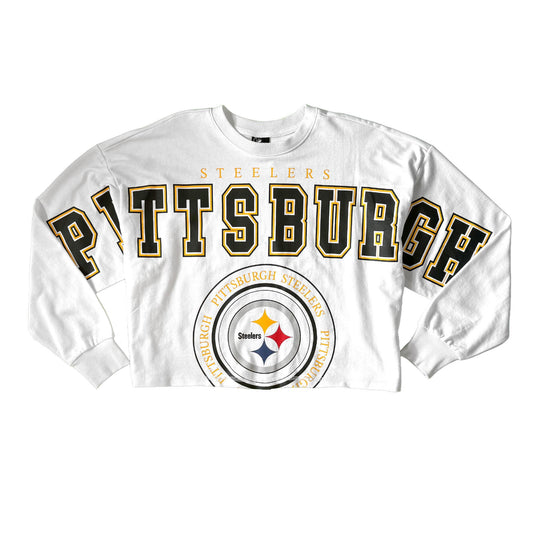 Pittsburgh Steelers Women's Cropped Longsleeve