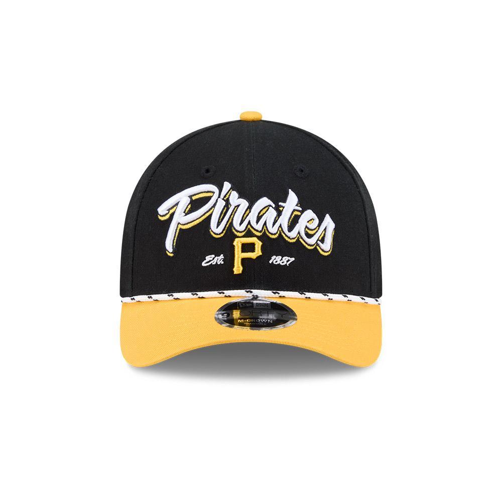 Pittsburgh Pirates New Era Black/Gold Team Loyal 9FORTY M-Crown Adjustable Hat