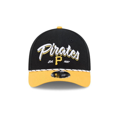 Pittsburgh Pirates New Era Black/Gold Team Loyal 9FORTY M-Crown Adjustable Hat