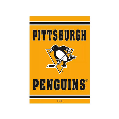 Pittsburgh Penguins 28" x 44" Double Sided Decorative Team Flag