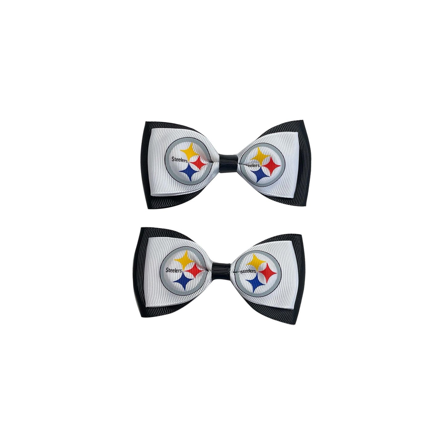 Pittsburgh Steelers Hair Bow Clips 2-Pack