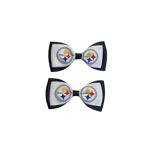 Pittsburgh Steelers Hair Bow Clips 2-Pack