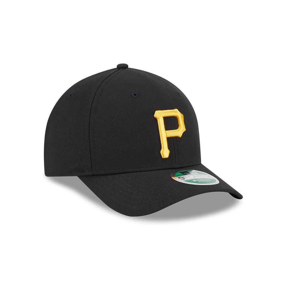 Pittsburgh Pirates New Era Black Player Replica 9FORTY M-Crown Style Adjustable Snapback Hat