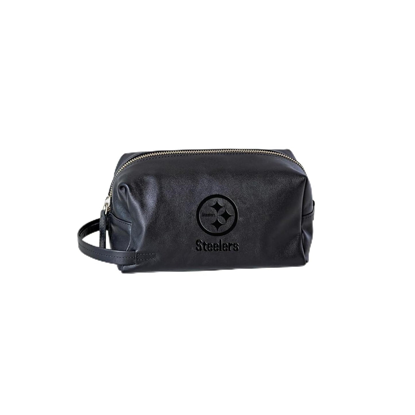 Pittsburgh Steelers Hybrid Leather Lined Toiletry Bag