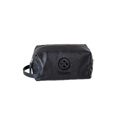 Pittsburgh Steelers Hybrid Leather Lined Toiletry Bag