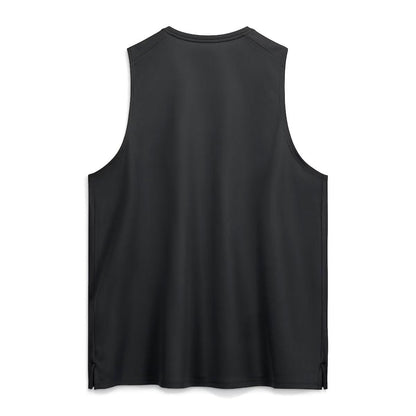 Pittsburgh Steelers Nike Black Kickoff Miler Dri-FIT Tank Top