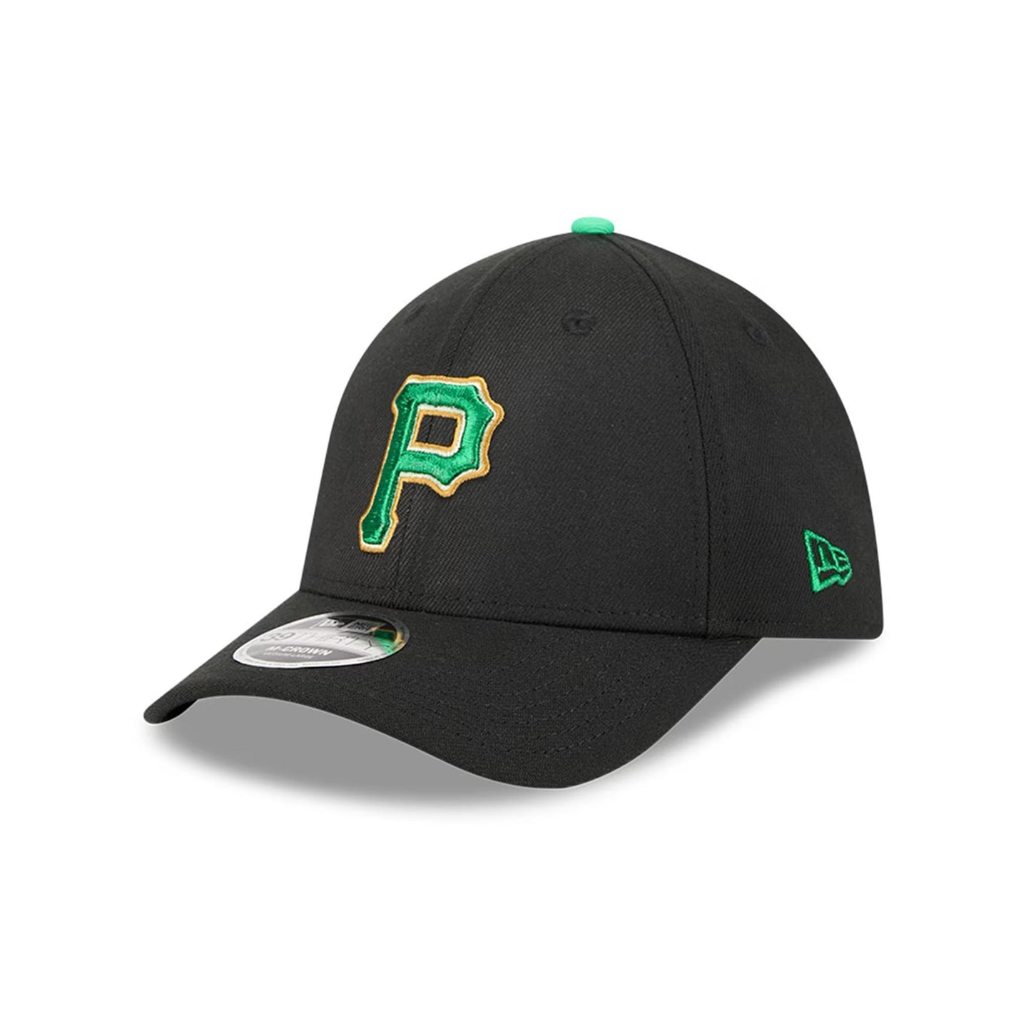 Pittsburgh Pirates New Era Black 2026 St. Patrick's Day 39THIRTY Flex Hat