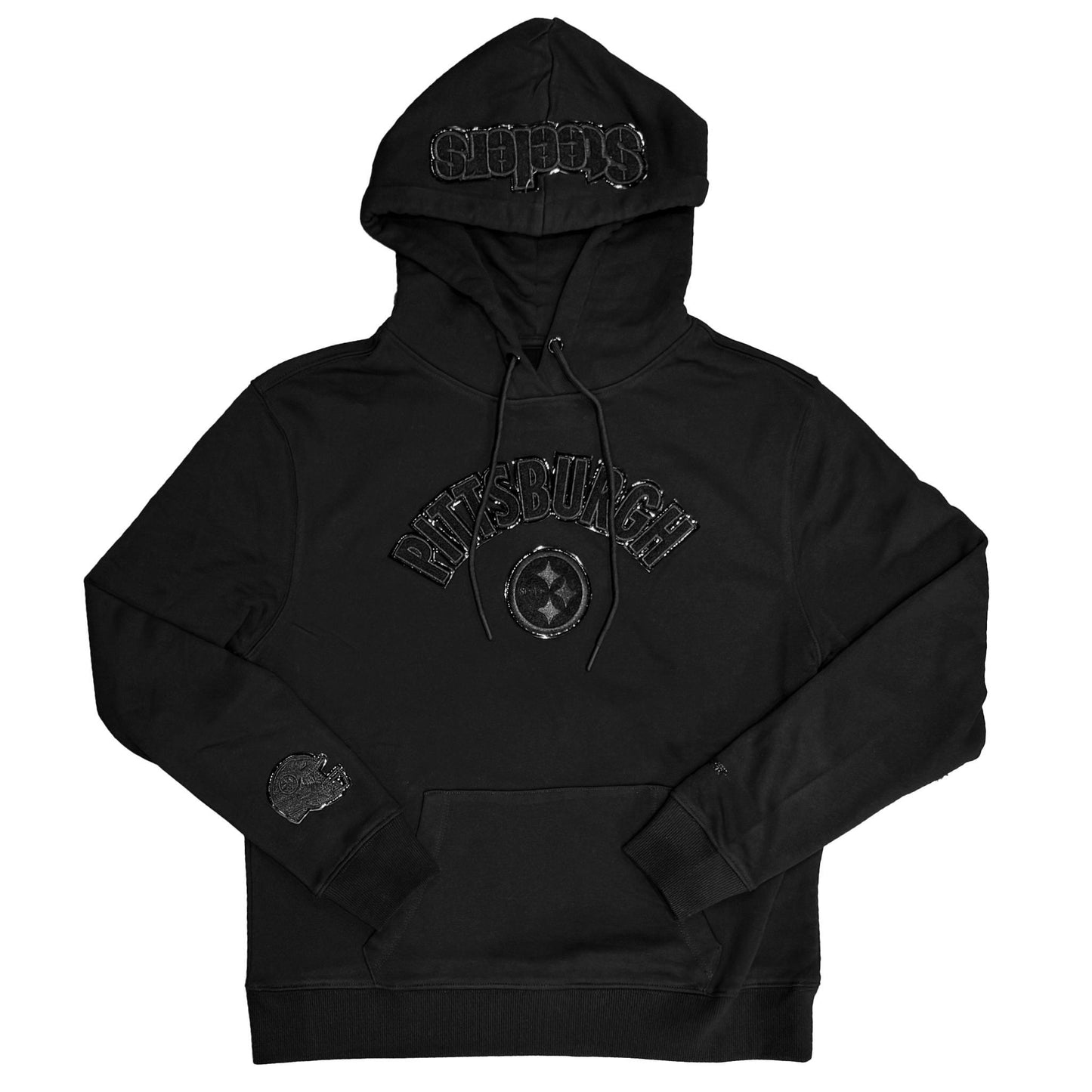 Pittsburgh Steelers Women's Pro Standard Blackout Hoodie