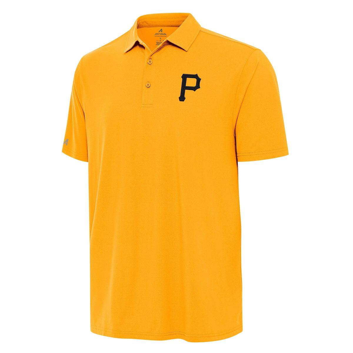 Pittsburgh Pirates Antigua Era Gold Polo