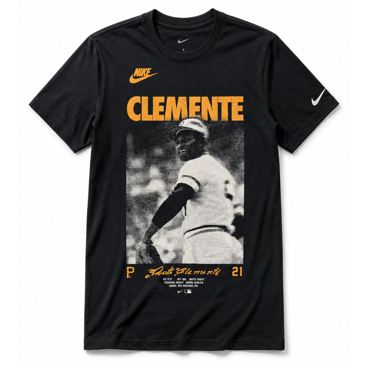 Nike Pittsburgh Pirates Roberto Clemente Stat Tee