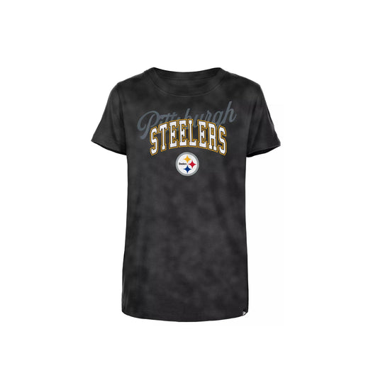 New Era Youth Girls' Pittsburgh Steelers Wash Tee