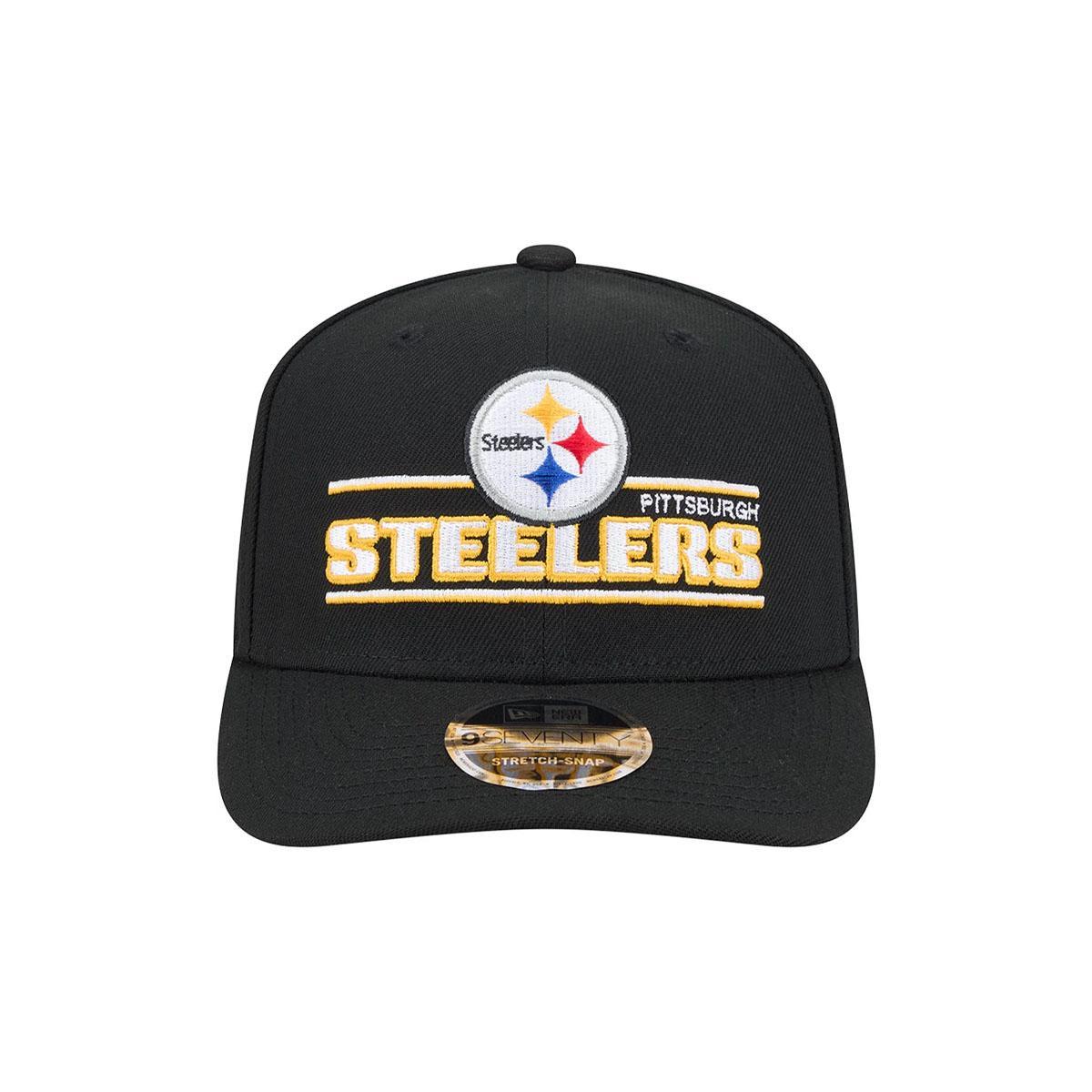 Pittsburgh Steelers New Era 9SEVENTY Stated Stretch-Snap Hat