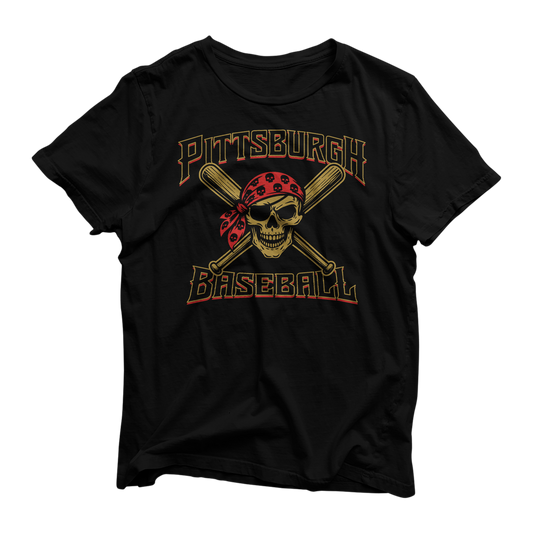 Pittsburgh Baseball Crossbones Tee