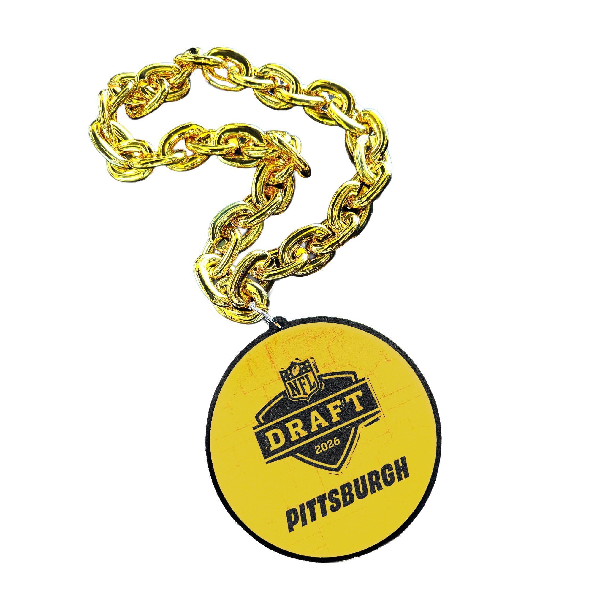 NFL Draft 2026 Jumbo Fan Chain – Definitely You Pittsburgh
