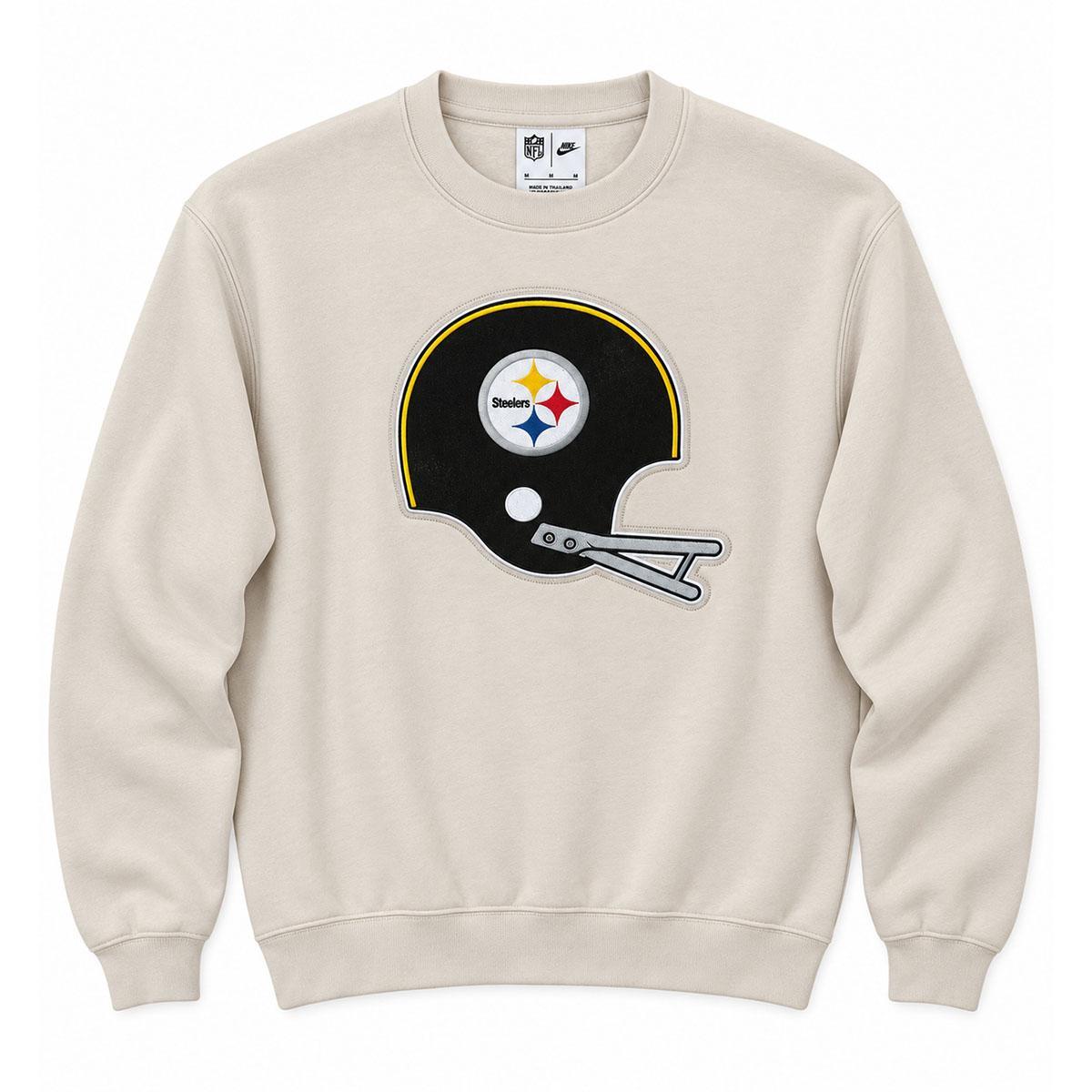 Pittsburgh Steelers Nike Helmet Pullover Crew Neck