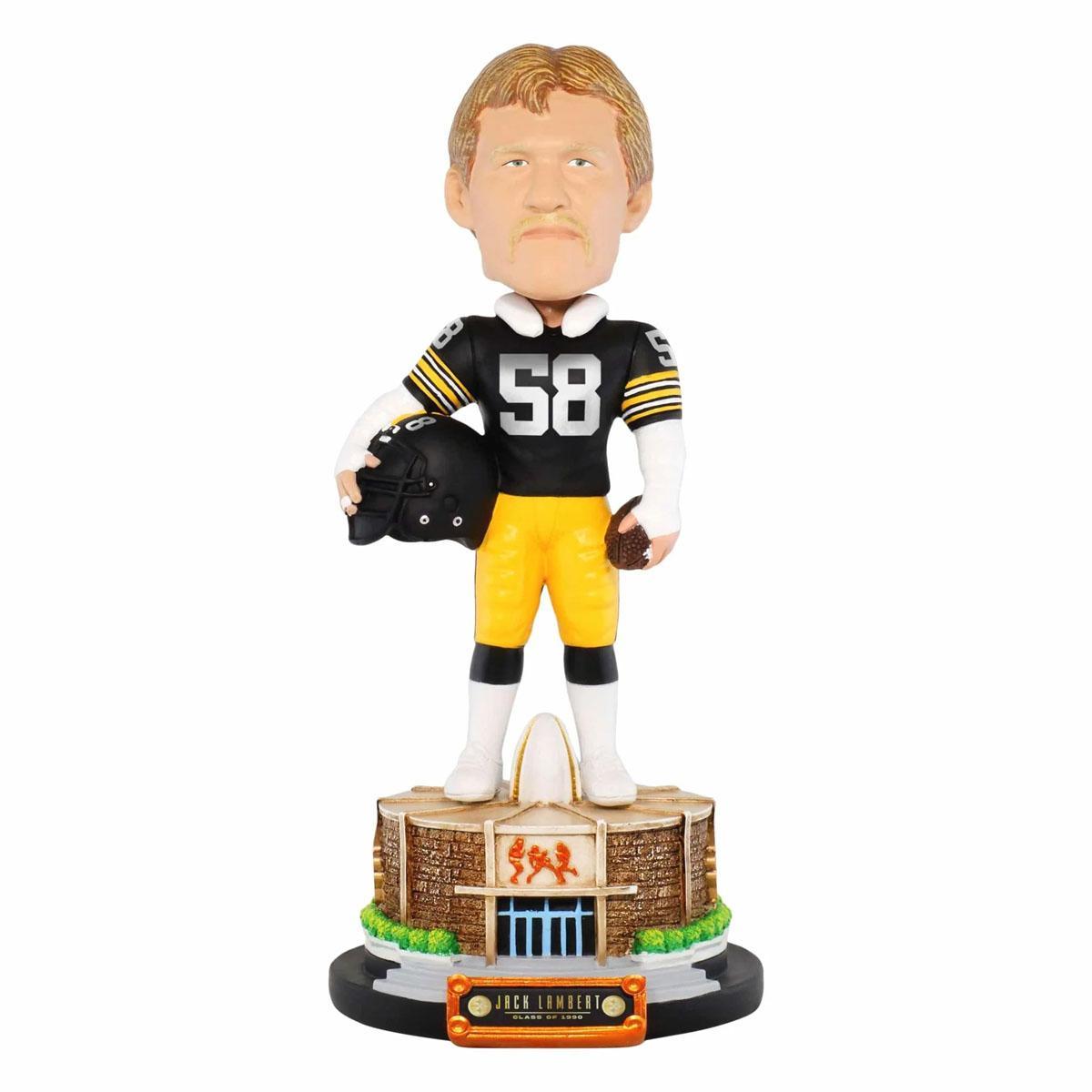 Jack Lambert Pittsburgh Steelers Pro Football Hall of Fame Bobblehead