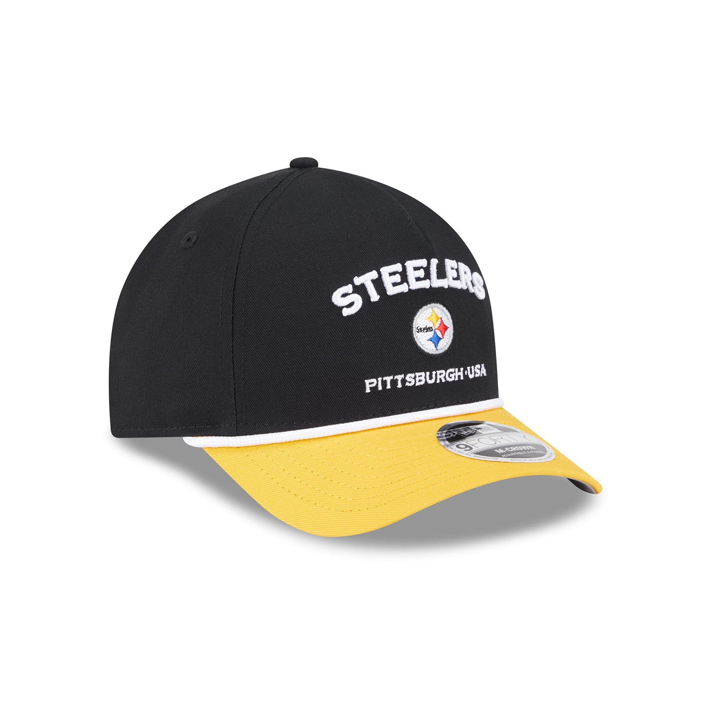 Pittsburgh Steelers USA 9FORTY M-Crown Adjustable A-Frame Snapback